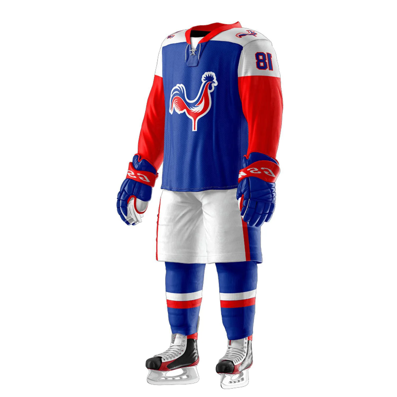 Custom sports wear for team Ice Hockey for Male high quality Ice Hockey Uniform Set cheap wholesale Uniforms