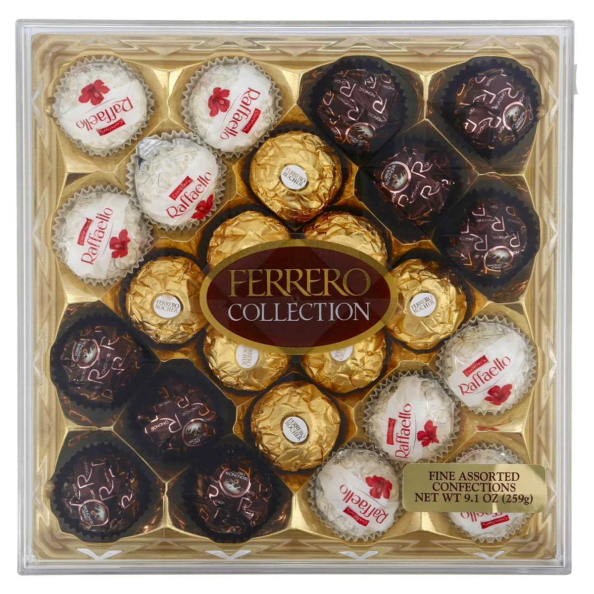 Коллекция Ferrero выше мелкий молочный шоколад с Лесным Орехом 48 штук кокосовые конфеты и в ассортименте Идеальный День Св. Валентина