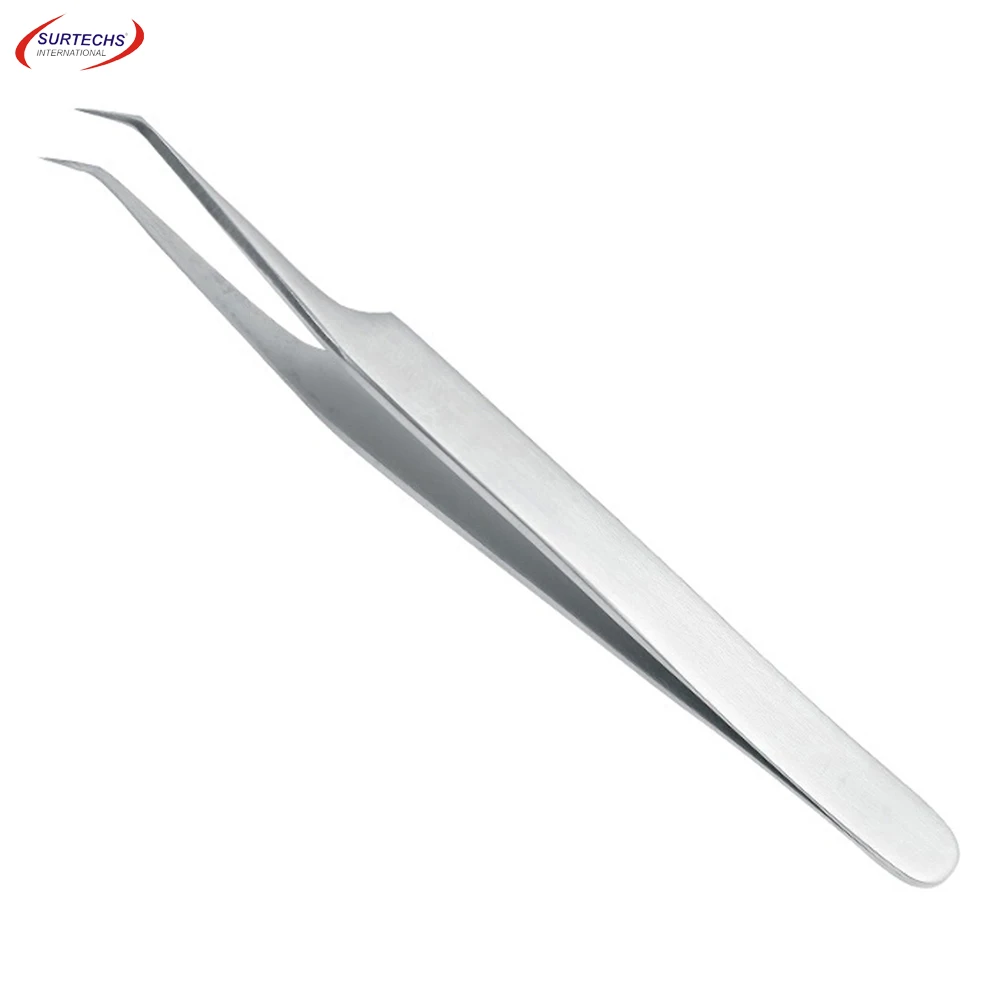 2023 Top Premium Customized Stainless Steel Eyelash Tweezers Best Design Women Pointed Tip Volume Lashes Private Label Features