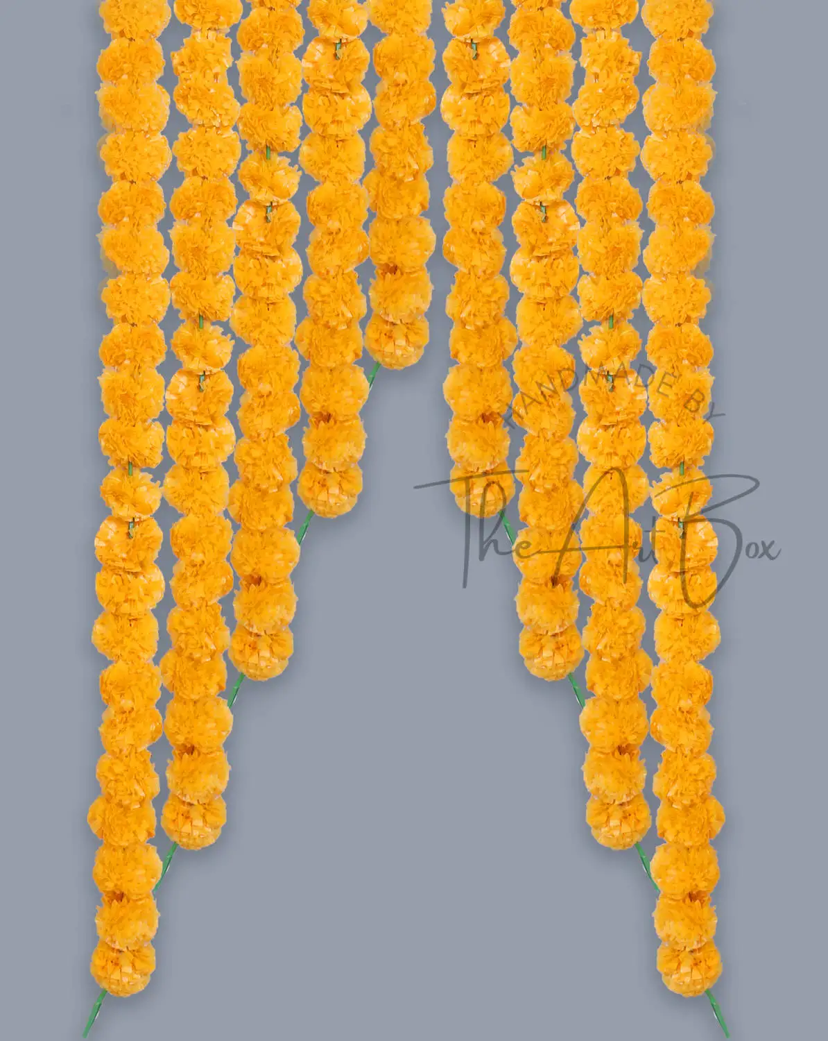 Artificial Marigold Garland Indian Wedding Decorations Flower Event Decorative Garland Strings Photo Prop Flower Garland