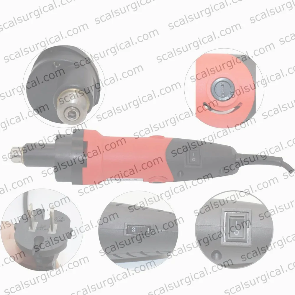 Medical Electric Plaster Saw Cast Cutter Orthopedic Sports Medicine 110V 12500rpm Plaster Saw set