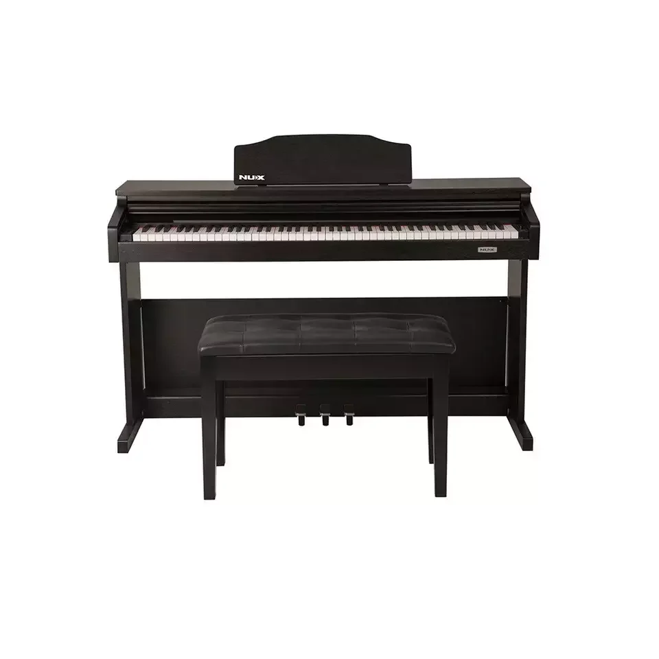 Effective Digital Beginner TMW 520 Musical Black Modern Style 88 Scaled Keys Color Instrument Multilayered Piano