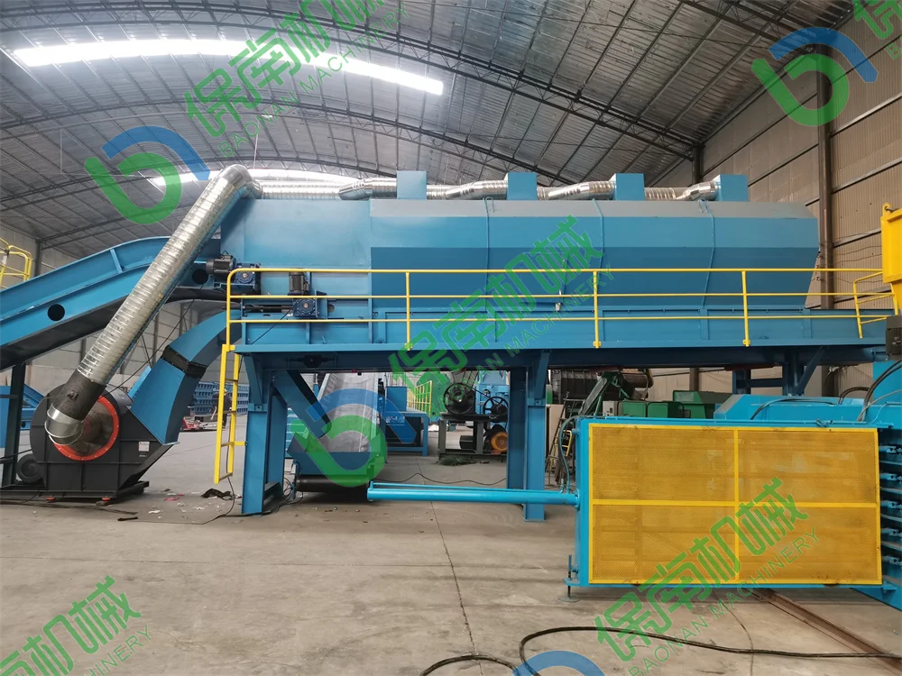 500T/D complete municipal solid waste sorting plant  system equipment/scrap recycling machine