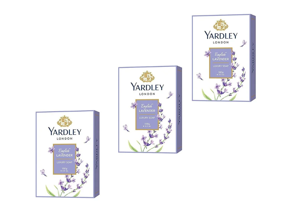 Роскошные ароматизированные мыла Yardley London английское Лавандовое женское одеколон в упаковке из 3 штук