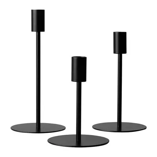 Black Candlestick Metal Taper Candle Holder Stick For Festive Table Decor Wedding Centrepiece Mantelpiece Home Warm Housing Gift