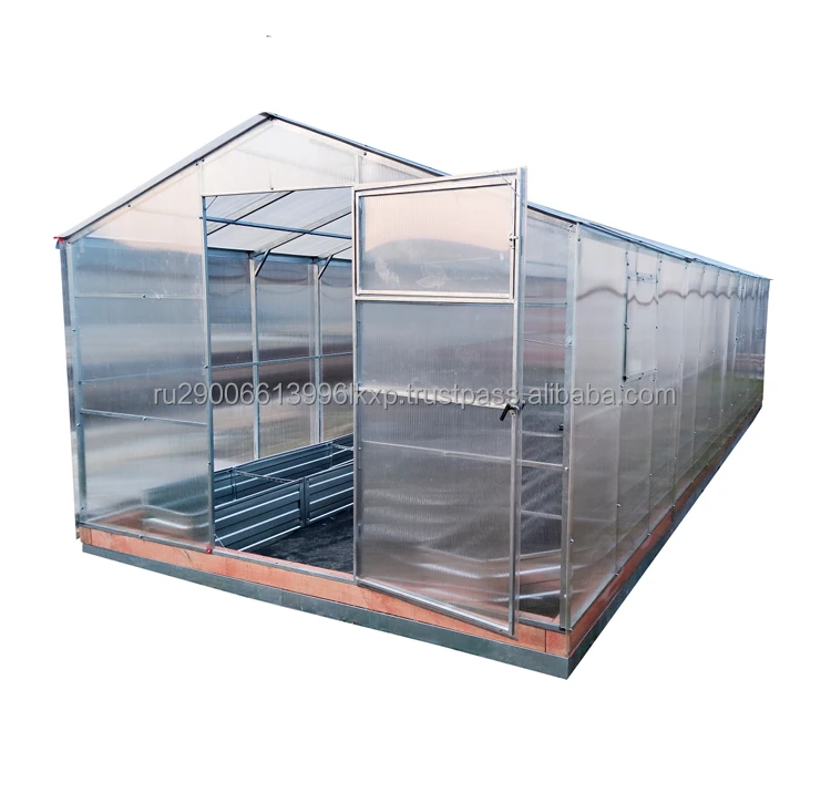 Best selling 2022 Greenhouse Domik Garden Tunnel Galvanized Steel Greenhouse factory price from manufacturer