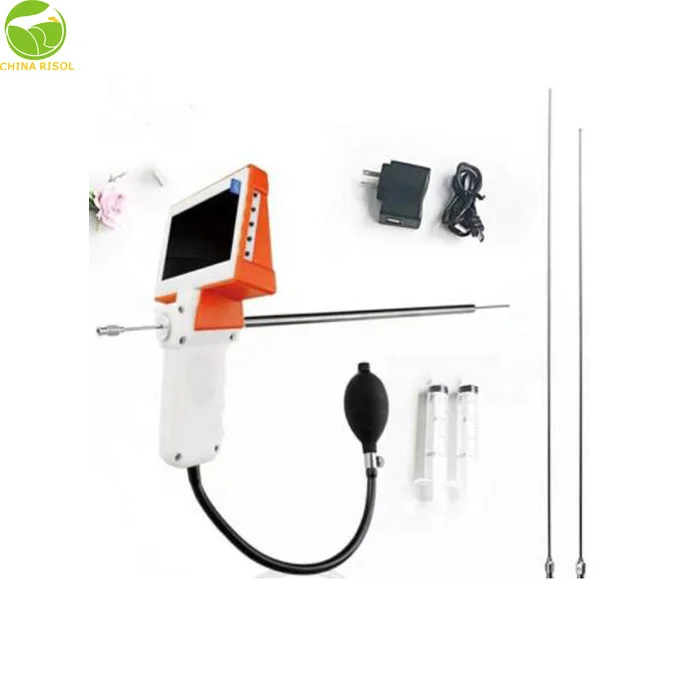 lowest price digital high definition hd camera veterinary animal visual artificial insemination gun for cow cattle