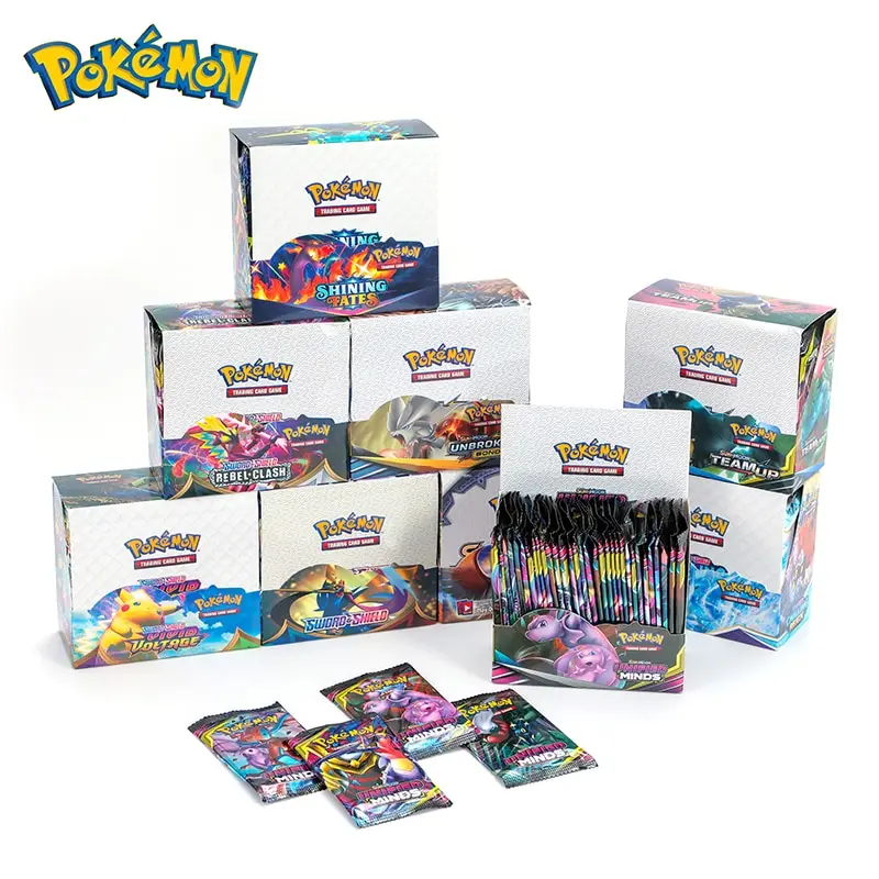 Latest Pokmon Cards 324Pce English Collection Vstar DV Vmax V Battle Games Poker Anime Gifts Children Toy Interactive