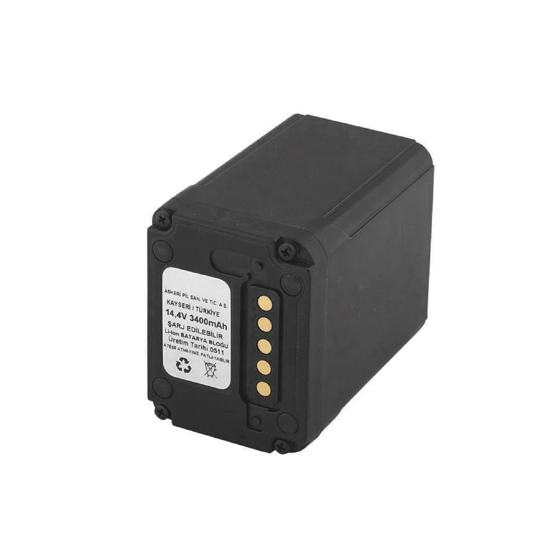 Lithium ion Battery For ASELSAN PRC 9651 4400mAh Li-ion Talkabout Battery Two Way Radio Battery Walkie Talkie