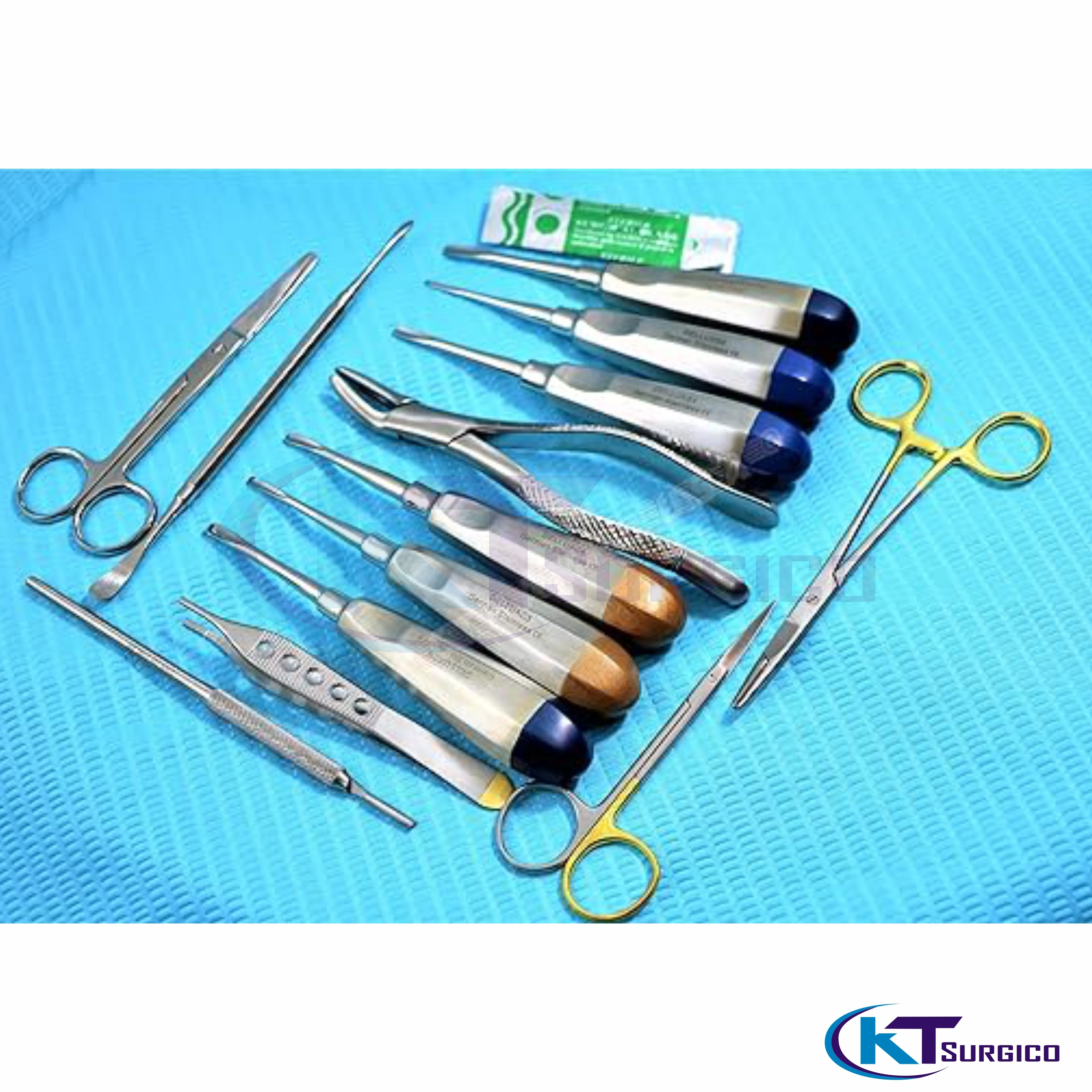 Professional High Quality Stainless Steel Dental Instrument Set Elevators Forceps Scissor with Blade for Cleaning Filling Teeth