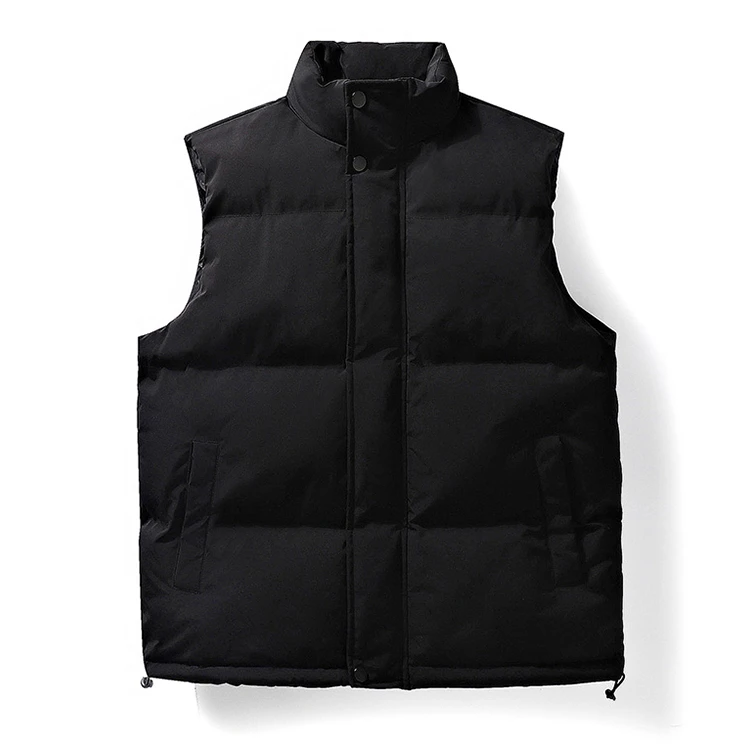 OEM Wholesale breathable Sleeveless Winter Outerwear Down Jackets Light Weight Men Quilted quick dry  Puffer Vest jacket for men