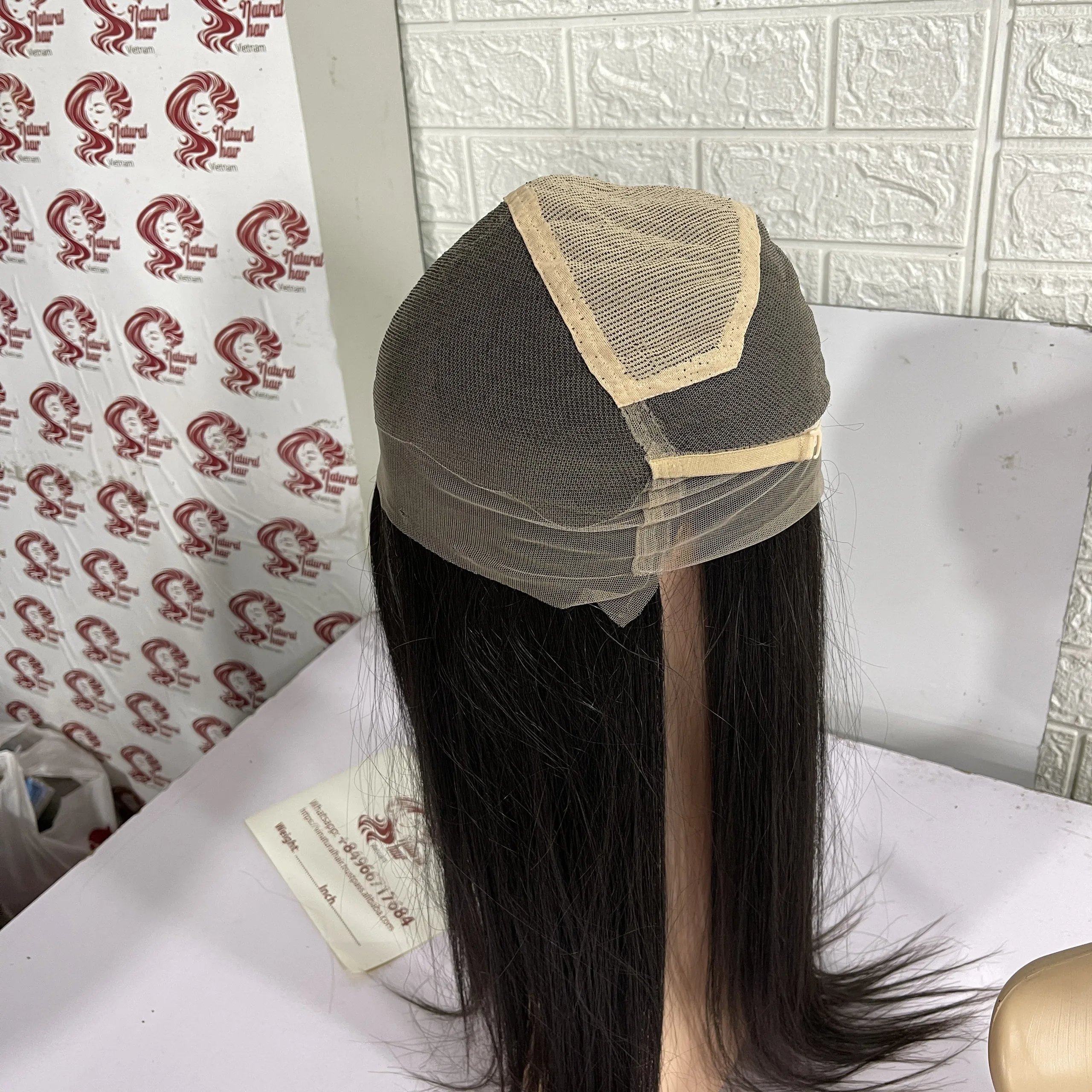Best Quality Vietnamese Raw Hair Bone Straight Wigs Natural Color Straight Full Lace Wig From Vietnamese Hair Manufacturer