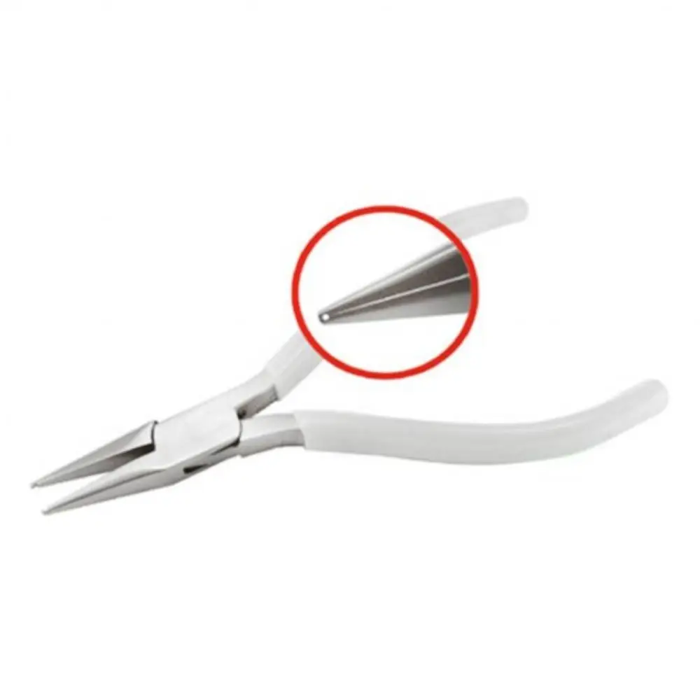 Chain Nose Pliers for opening and closing jump rings holding small items and shaping wire.