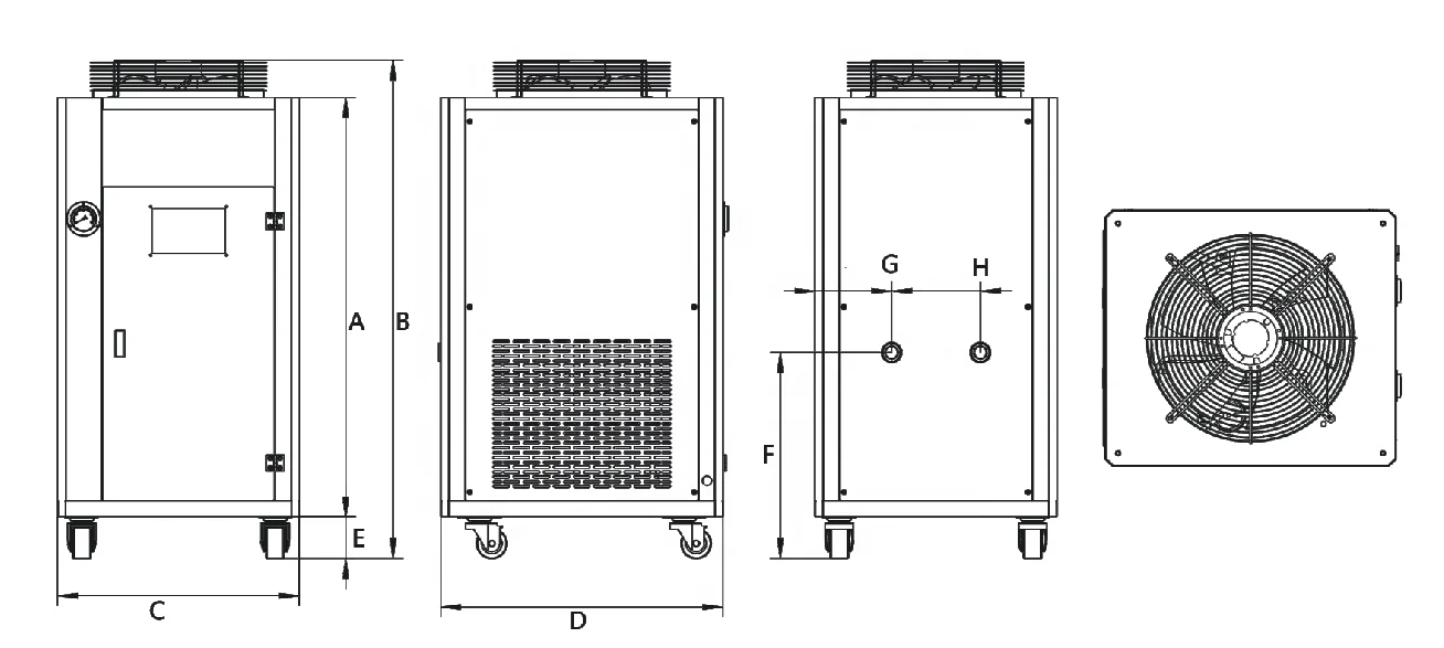 OEM/ODM Manufacturer Dongxu Chiller Refrigerant Evaporative High Efficiency Cooling DXY Oil Chiller