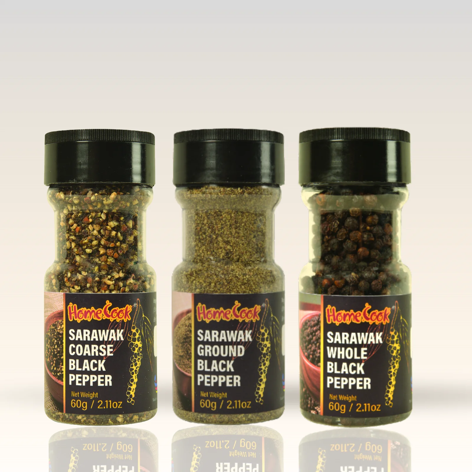 Best Quality Dried Black Pepper Powder Ground Black Pepper 60g For Chicken Chop Seasonings Western Style Style Condiments