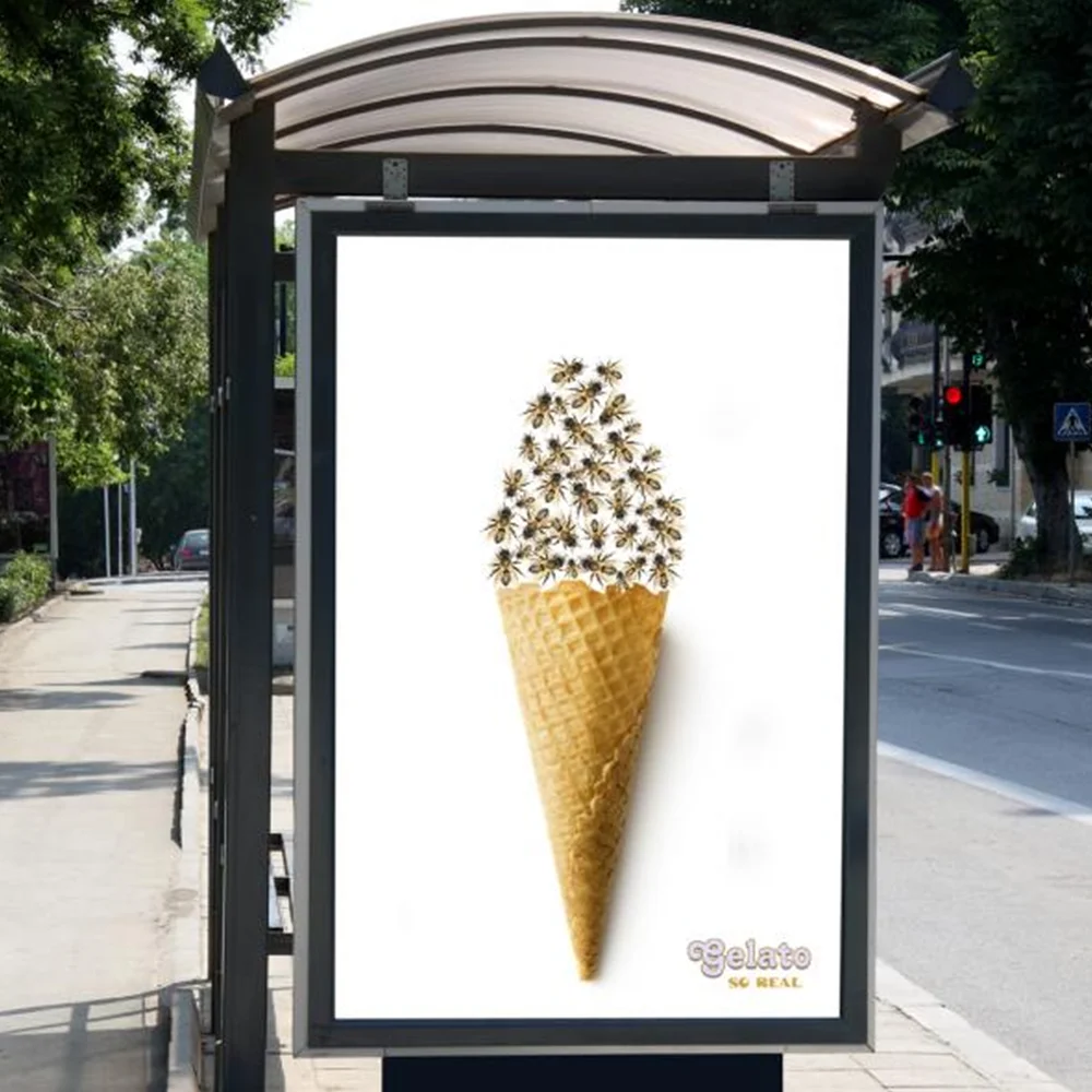 OEM Poster Promotional Wall Hanging Fade Resistant Large Printed Poster for Signage