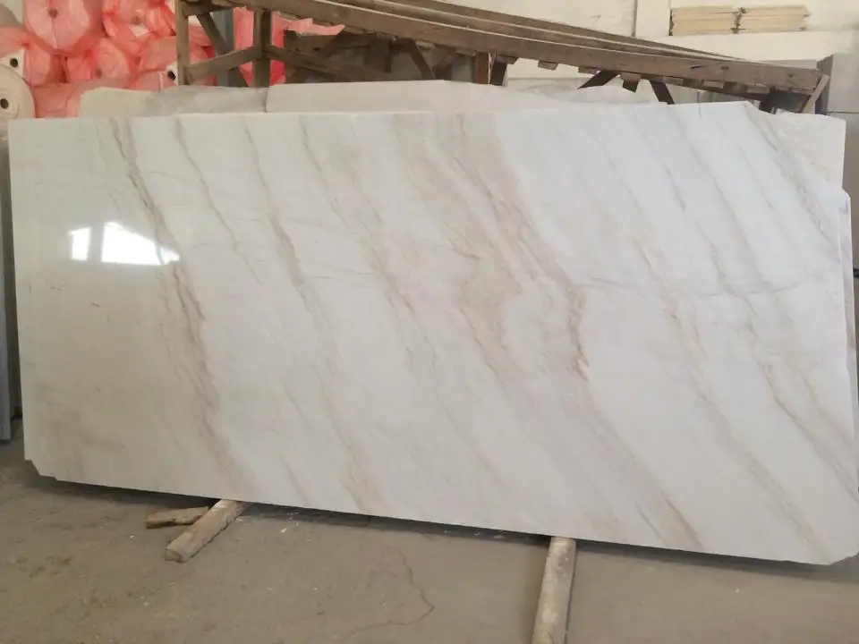 Vietnam High quality and cheap price Milky White marble Slabs  Used for wall cladding ready to export