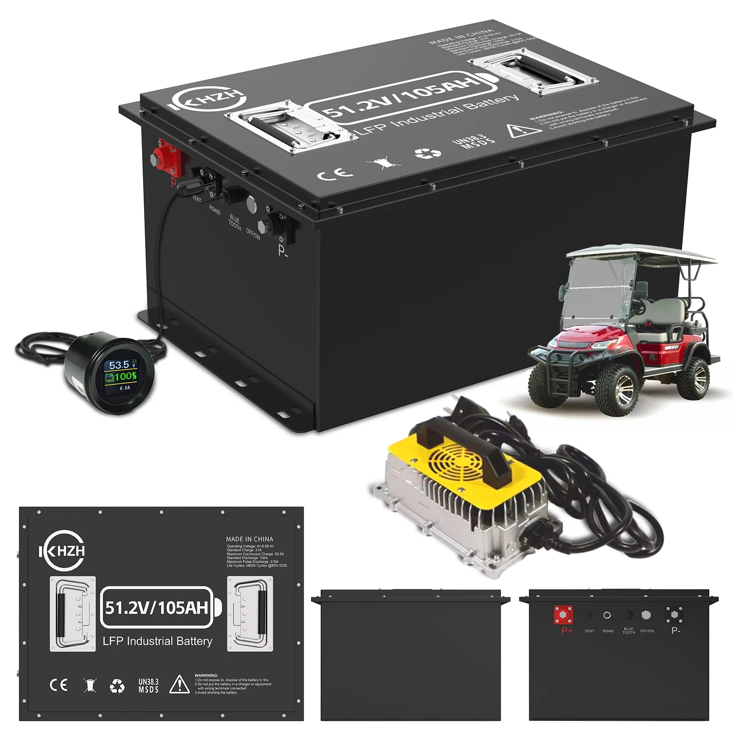 48V Baterai Lifepo4 Golf Cart Lithium Battery Pack 36V 48V 60V 72V 50Ah 100Ah 105Ah 120Ah 200Ah Lifepo4 Lithium Ion Batteries
