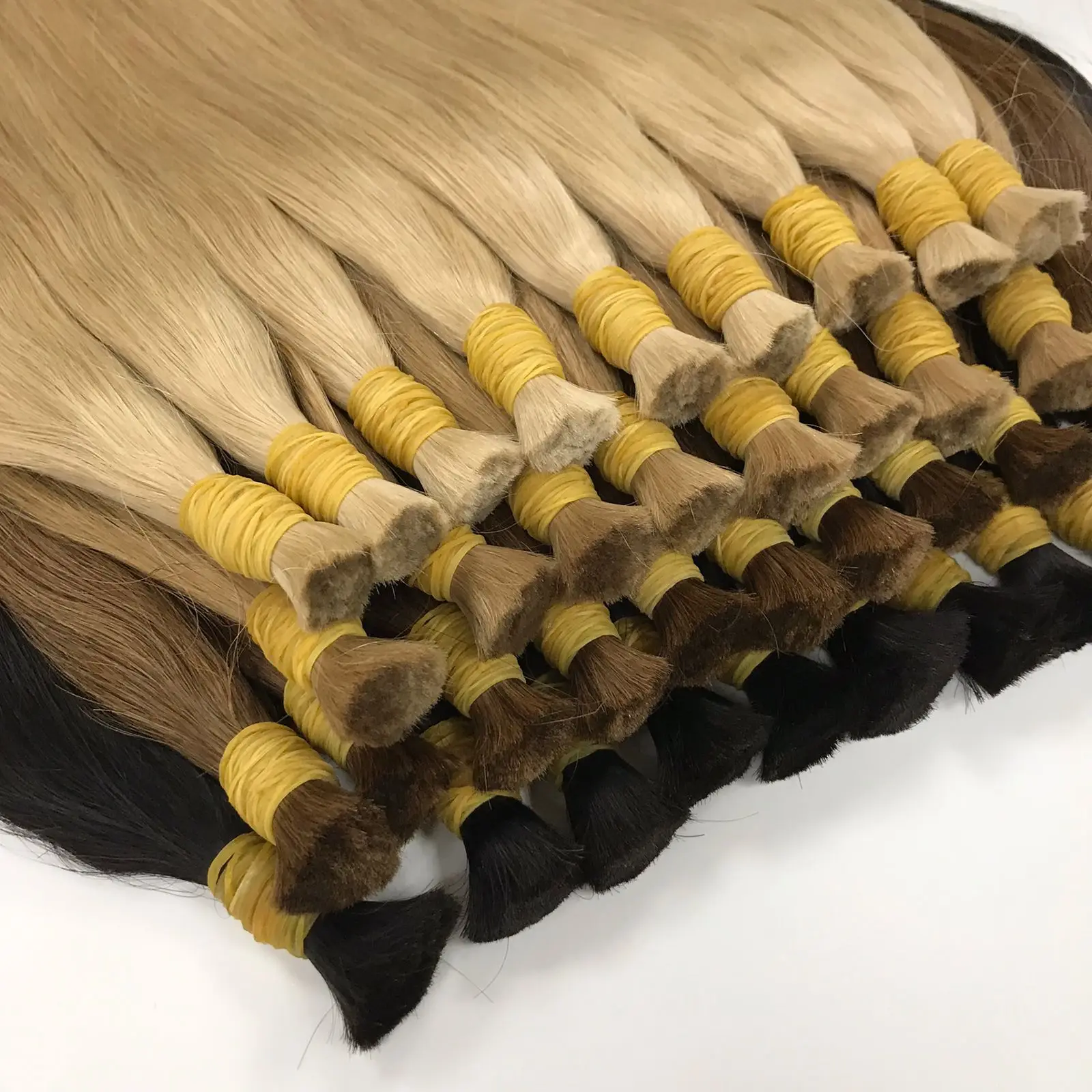 Wholesale Raw Vietnamese Hair Bundles Bulk Hair Extensions Silky Straight All Colors 8 to 30 Inches