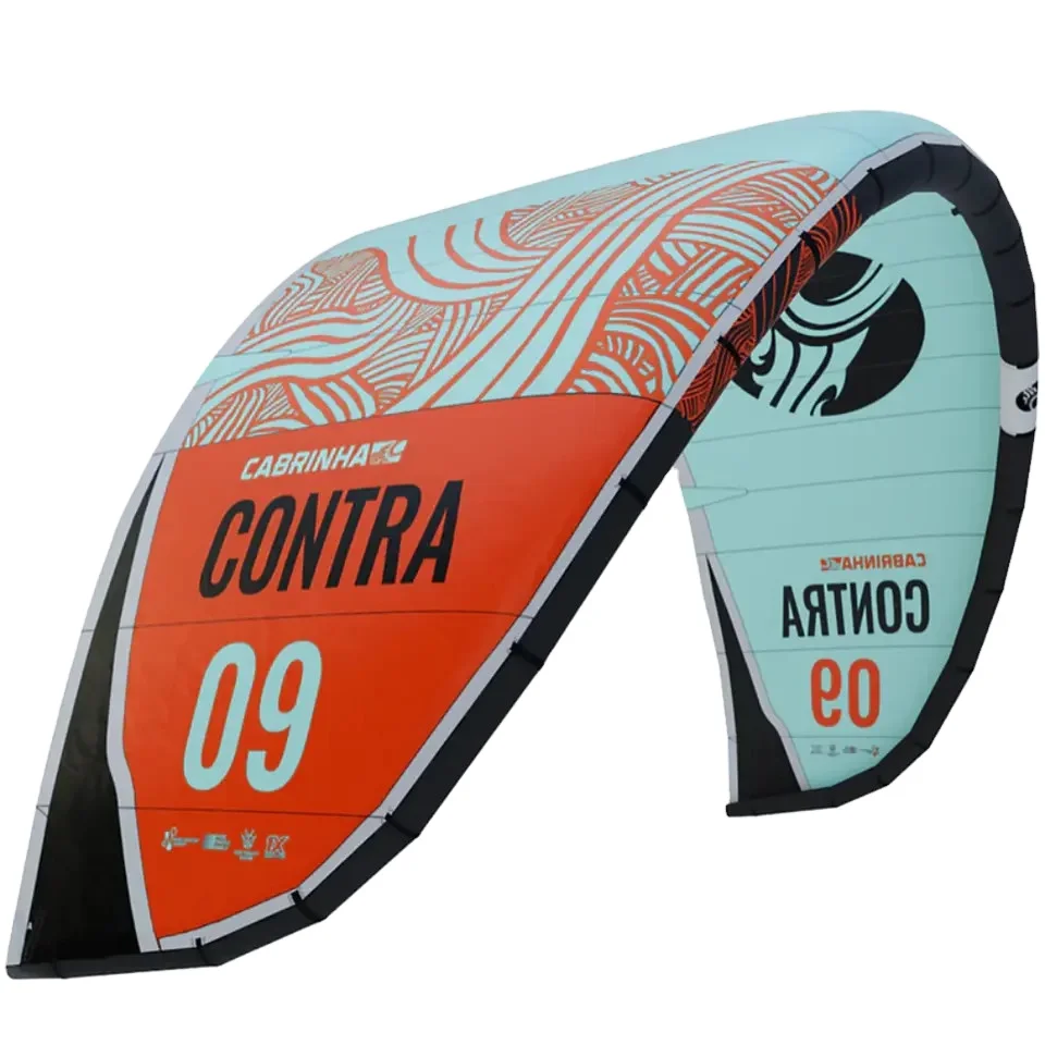 New 2023 Cabrinha CONTRA 1 STRUT Surfing Kites 14m Red Color And Light Blue Kite For Kiteboarding & Kitesurfing Kites