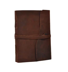 Leather Journal Travel Diary Handmade Vintage Bound Notebook for Men & Women Antique Finish Genuine Buffalo Leather Quality