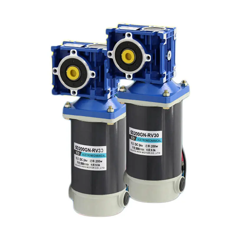 Powerful and Versatile 90W/120W RV30/RV40 DC Worm Gear Motor with Speed Control and Reversible Rotation