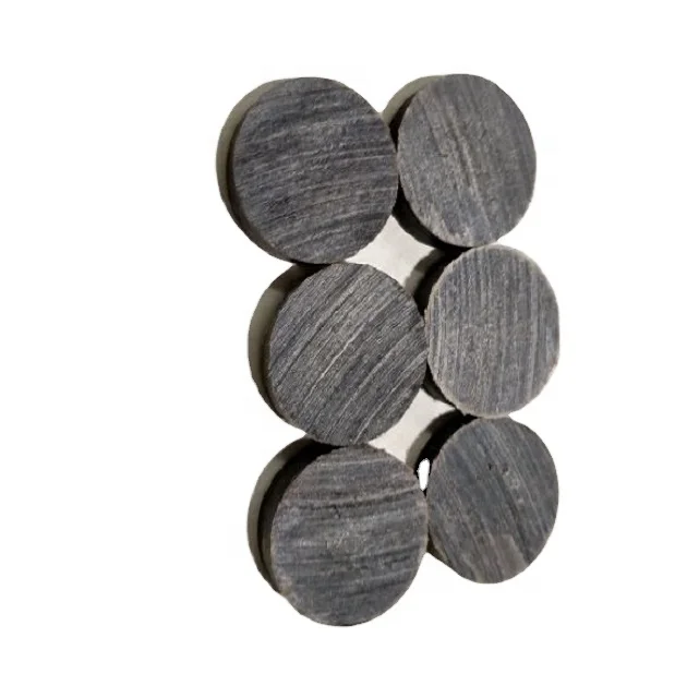 Natural Buffalo horn blank button white spot unfinished button for garments Accessories