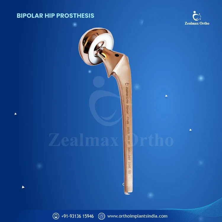 Zealmax Ortho Wide Selling Orthopedic Implants Supplier New Design ISO Standard Bipolar Hip Joint Prosthesis