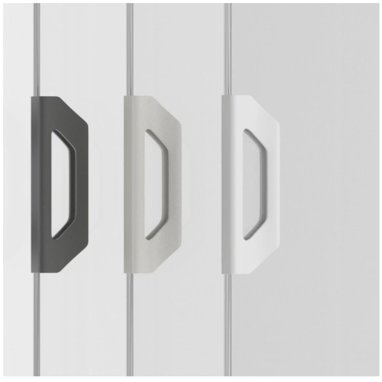 In Stock Aluminium Pull Handle for 10 mm Glass Sliding Door for Terrasoverkapping Sliding  Door Use