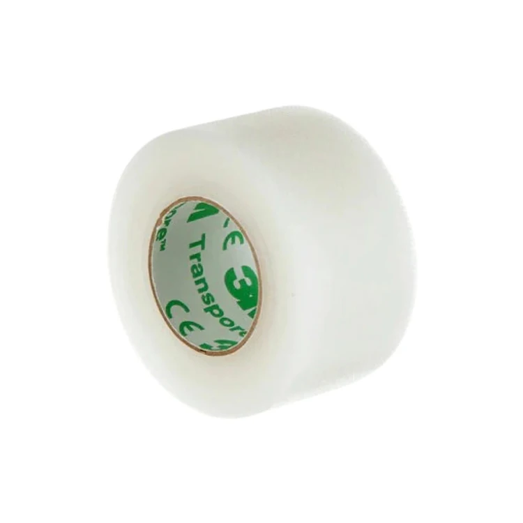 Highly Breathable and Water Resistant Non Sterile Medical Adhesive 3M-Transpore Surgical Tape 1 Inch for Dressing