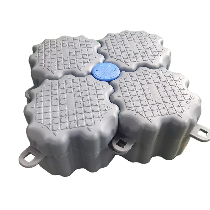 Hdpe Standard size 50*50*40cm plastic float  water platform diverse shapes boat dry dock