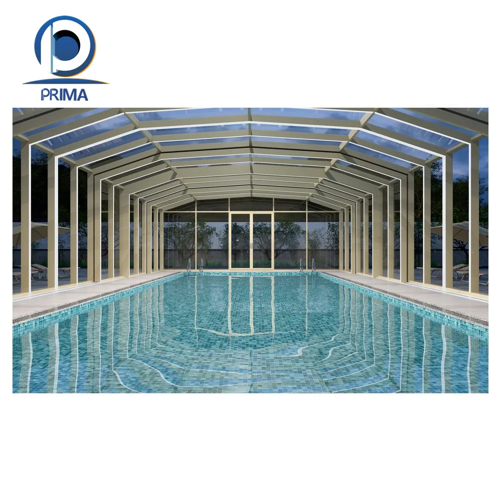 Prima High Quality Pergola Canopy Tent Hot Sale  Glass House Swimming Pool Cover Carport  China Factory Garages Waterproof