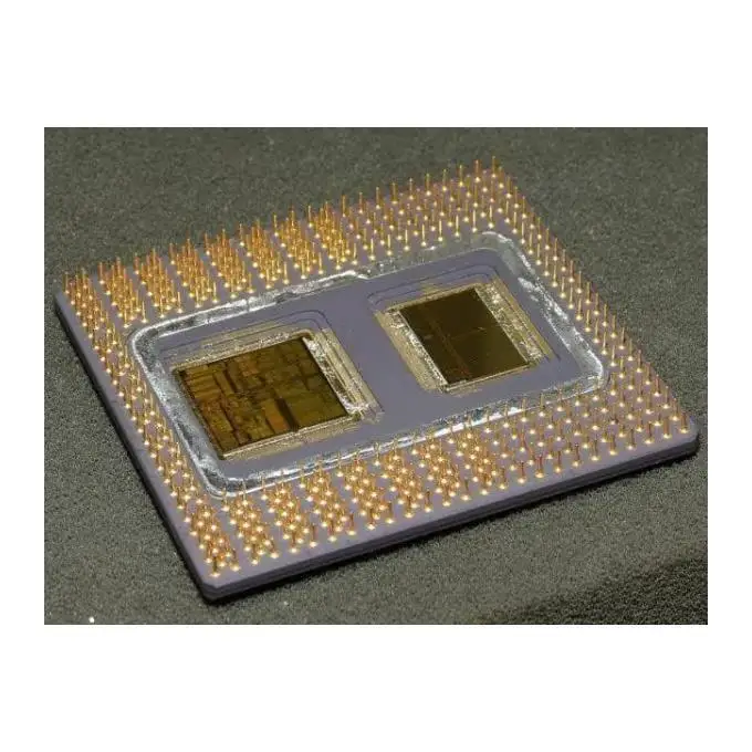 INTEL PENTIUM PRO CERAMIC CPU PROCESSOR SCRAP WITH GOLD PINS