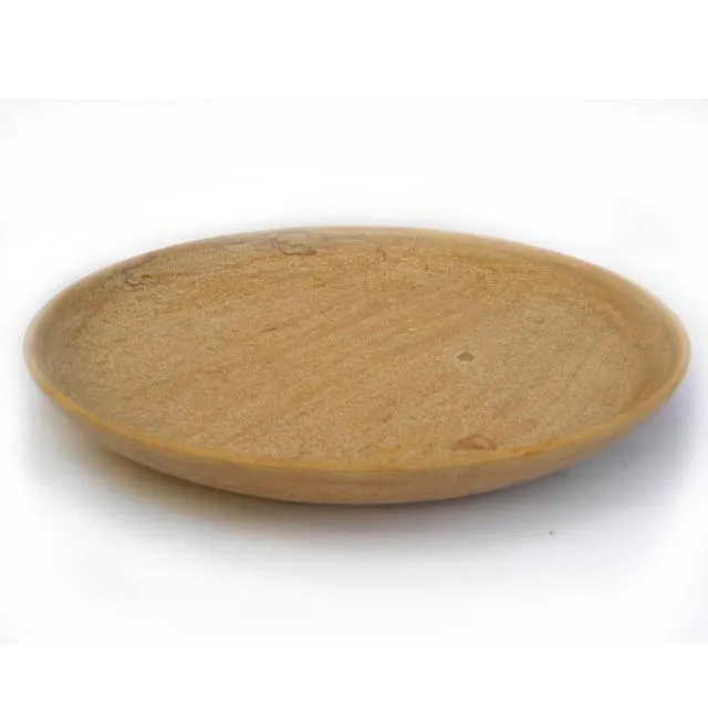 Kitchenware Natural Stone Sandstone Pot Rainbow Color Bowl Fruit Vegetable Bowl Multipurpose Serving Salad  Platter