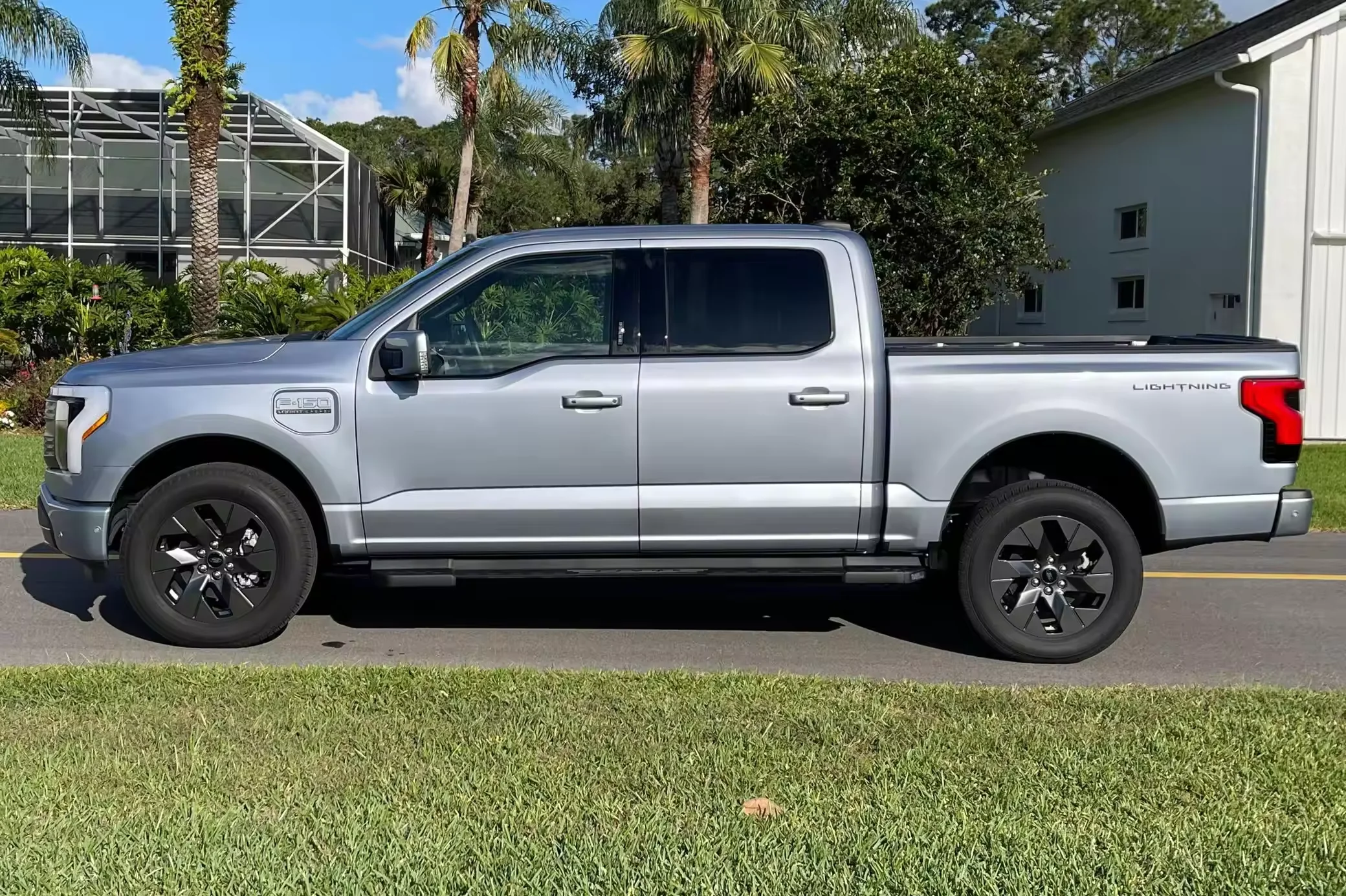 USED 2022 Forr_d F-150 Lightning Lariat Iced Blue Silver ~1400 Miles Dual-Motor 4WD Tow Technology Package Dual Electric Motors