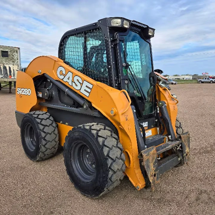 2018 CASE SV280 Skid Steer Loader Is a Powerful and Versatile Machine Featuring a 74-horsepower Engine