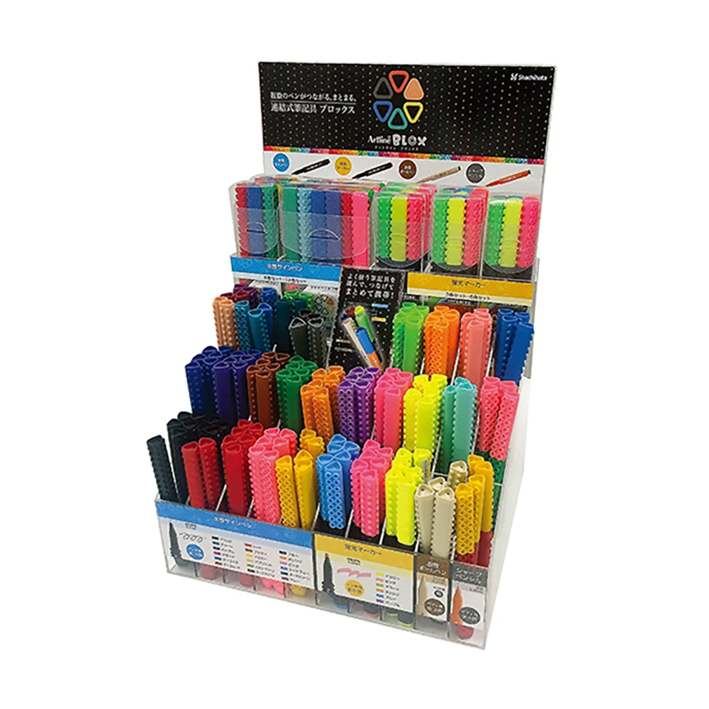 Shachihata BLOX building block pencil 0.5mm automatic pencil fun writing splicing combination stationery supplies