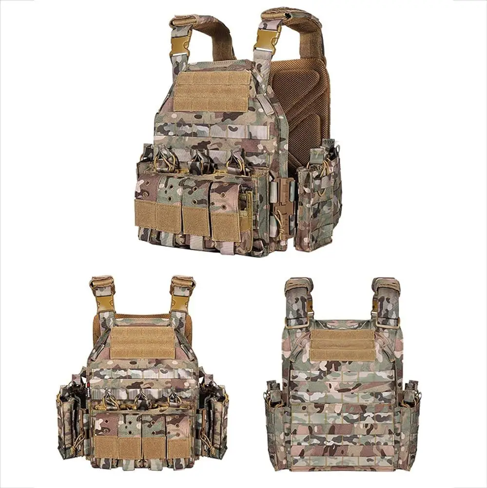 Durable Breathable Cordura Heavy Duty Body Tactical Vest for Outdoor Shooting Cs Game Training Tactical vest