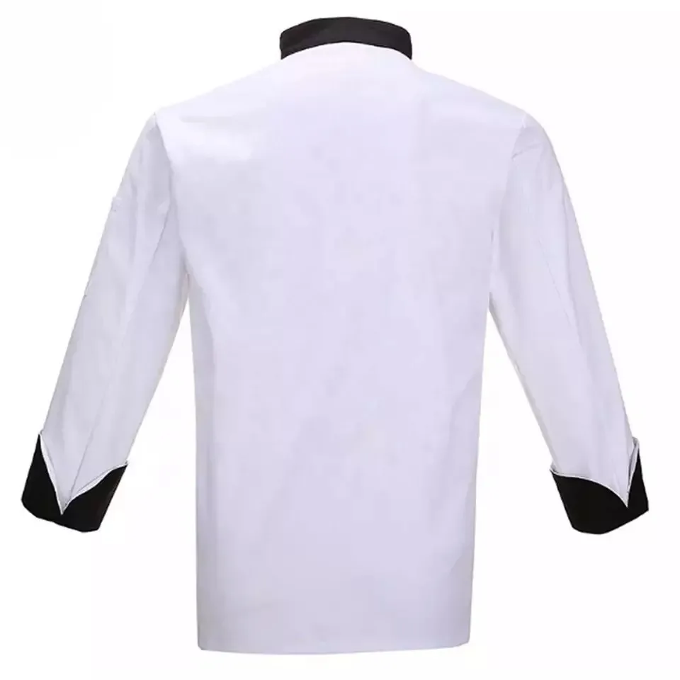 New Fashion Long Or Short Sleeves Restaurant Hotel Coats Jackets Cooking Chef Clothes Uniforms