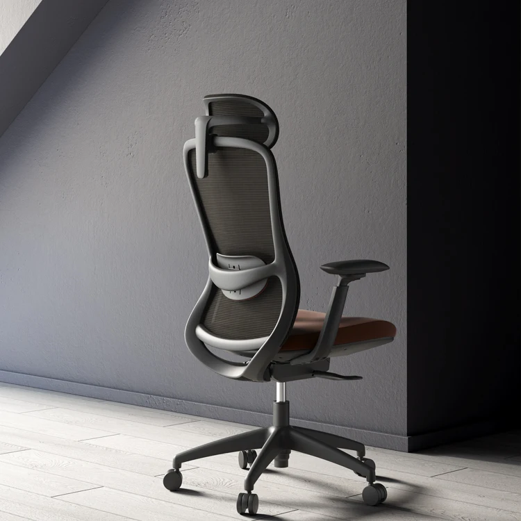 KOHO Furniture Mesh Chair Adjustable Lumbar Support 4D Armrest Ergonomic Office Chair With Headrest