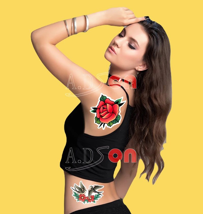 Create your own customized tattoo sticker color inkjet laser printer white Tattoo Paper temporary tattoo sheet