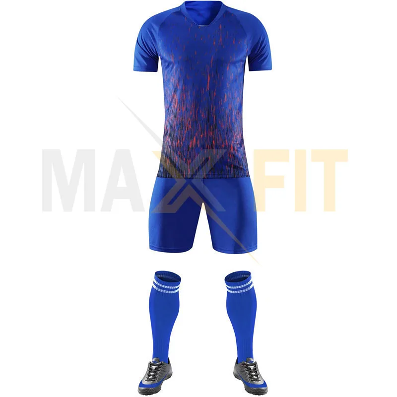 Wholesale High Quality Competitive Price Soccer Team Uniforms Customized Soccer Jersey Set By MAXFIT ENTERPRISES
