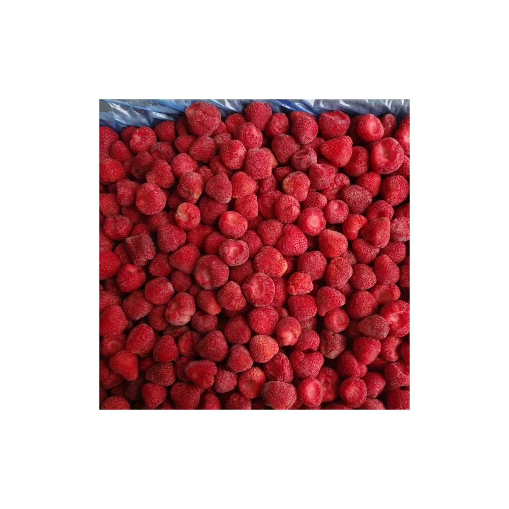 Новейшая IQF замороженная клубника Органическая кубиками