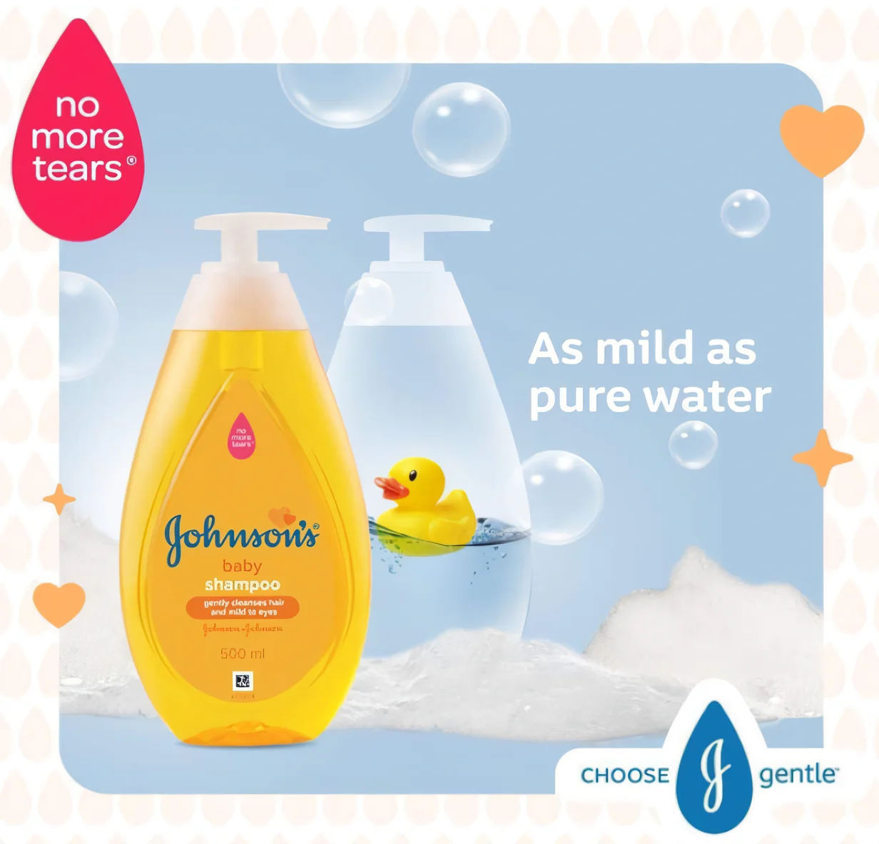 Johnson Baby Shampoo 100ml Shiny Drops Variant Soft Fresh Smells and Gentle Touch Bottle Pack From Best Brand Baby Shampoo