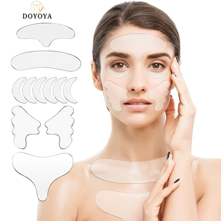 Wrinkle Removal  Reusable Silicone  Sticker Anti Wrinkle Aging Skin Lifting Care Patch Face Forehead Neck Eye Sticker Pad