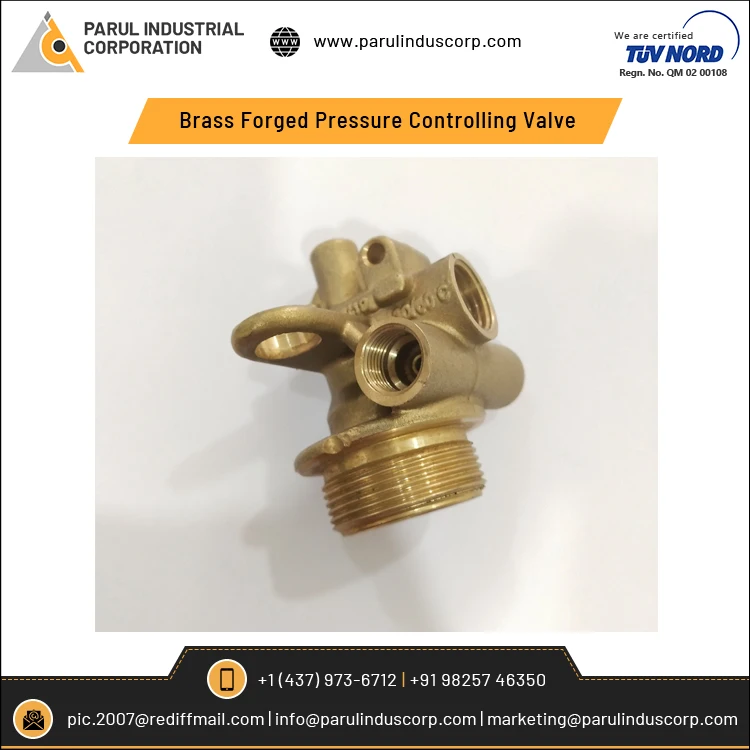 Best Quality Top Selling Customized OEM Brass Forged Pressure Controlling Valve/ Pressure Reducing Valves from India