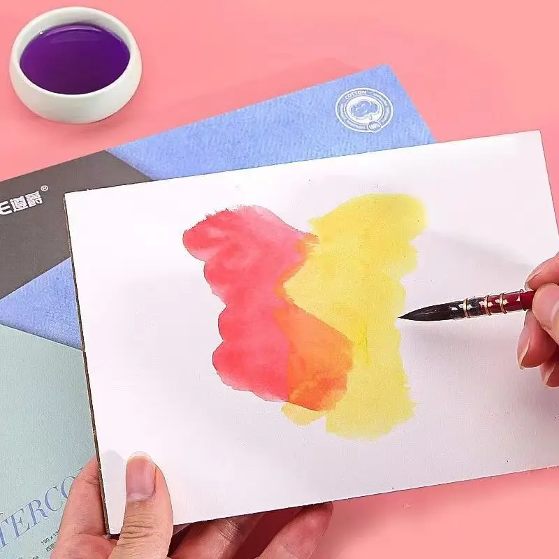 Potentate 300g  20sheets 100% cotton pulp watercolor paper pad book for size 4K 8K 16K 32K