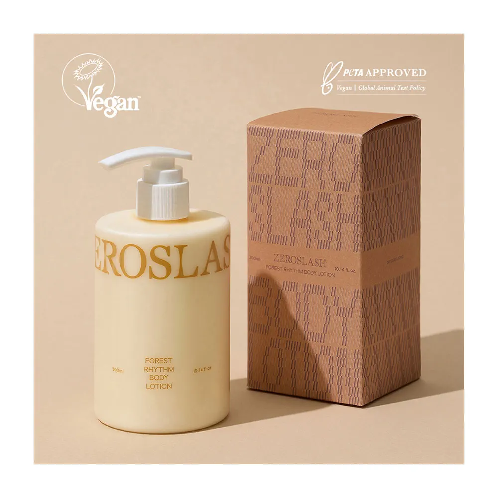 [Zeroslash] Body Care Products Forest Rhythm Vegan Body Lotion Eco-friendly Cosmetics Vegan Certification Moisturizing Care
