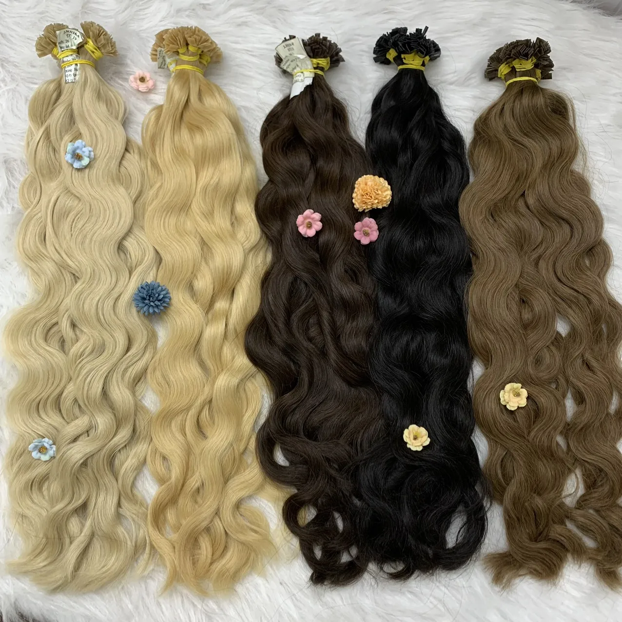 Top product - Flat tip extensions - Beautiful color - Top choice - Hot trending - Style - Flat tip wholesale price from VietNam