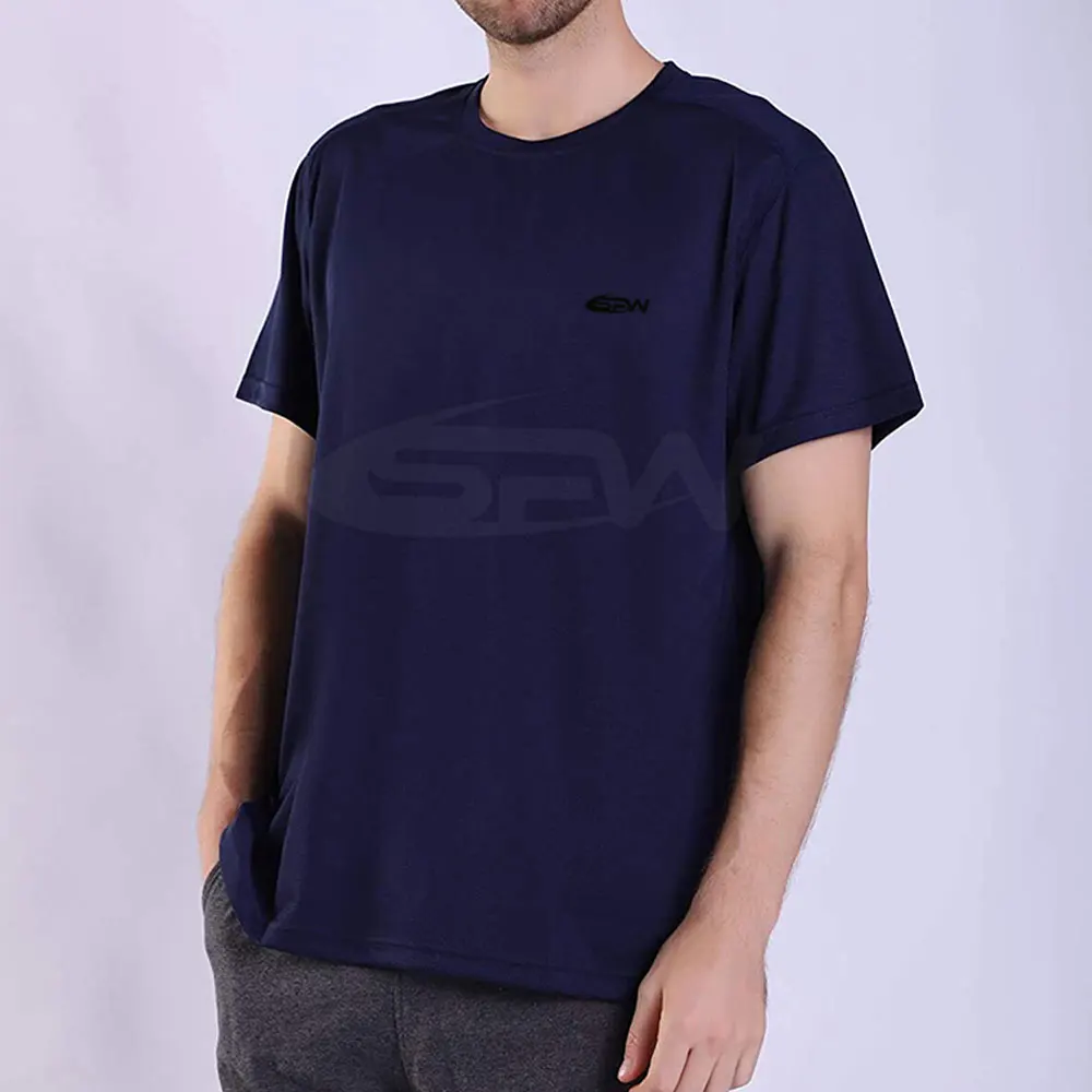 High Quality Customized Polyester microfiber Material Men Cotton Gym Wear T-Shirts shirt fit type active tee heavyweight t-shirt